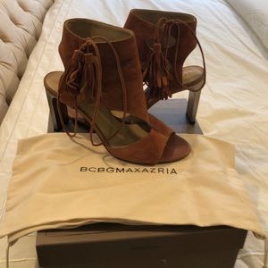 BCBG Maxazria suede sandals